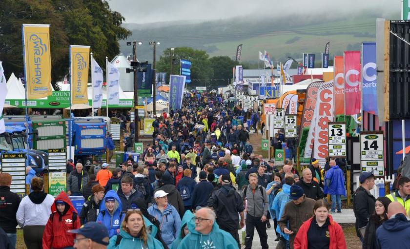 Large crowds attending the Ploughing Championships