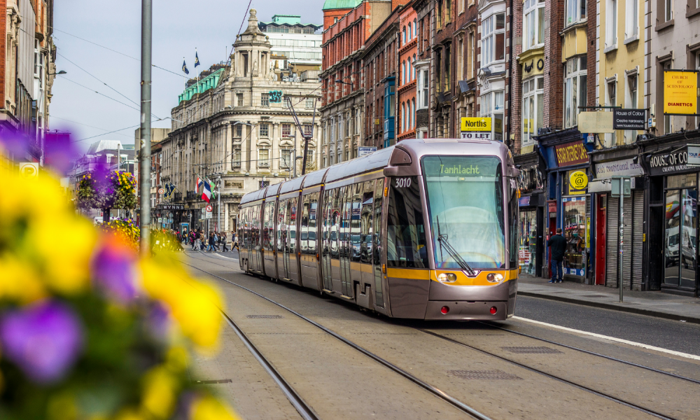 Luas Dublin City - stock image