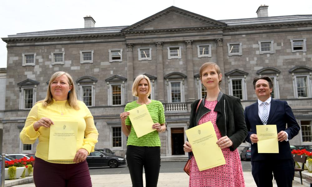 Solar Panel Bill launch - Senators Róisín Garvey, Pippa Hackett, Pauline O'Reilly, Vincent Martin