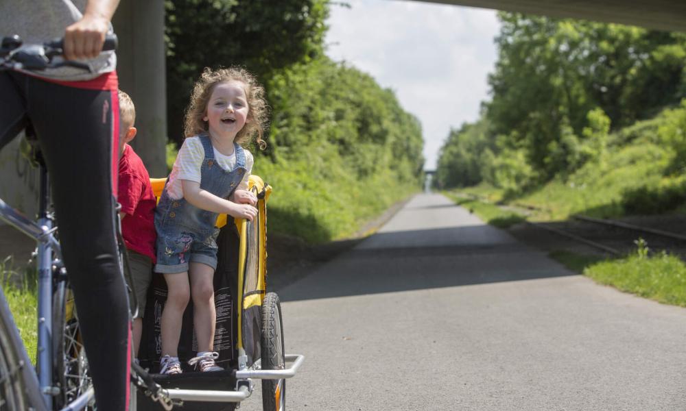 Old Rail Trail Greenway, Linking the River Shannon in Athlone with the Royal Canal in Mullingar, Co Westmeath