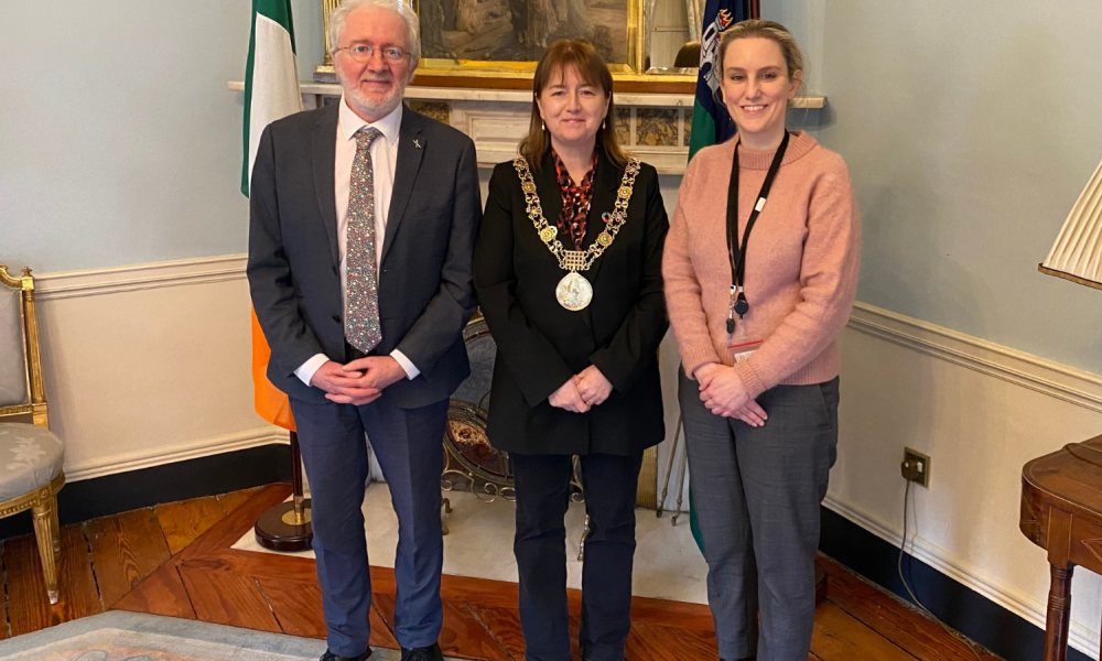 Malcolm Noonan, Caroline Conroy and Carolyn Moore