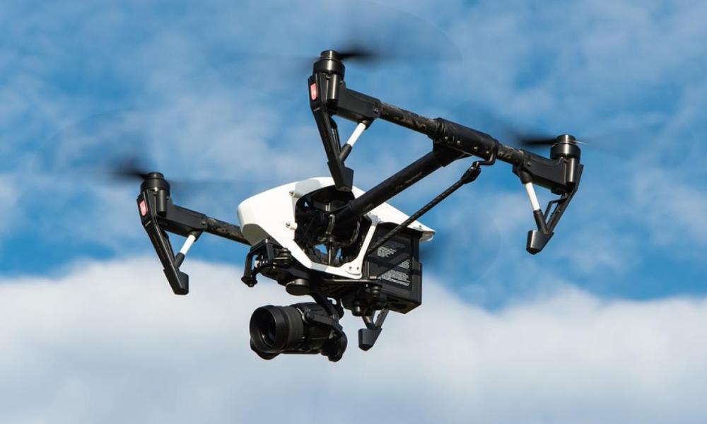 Drone in the air