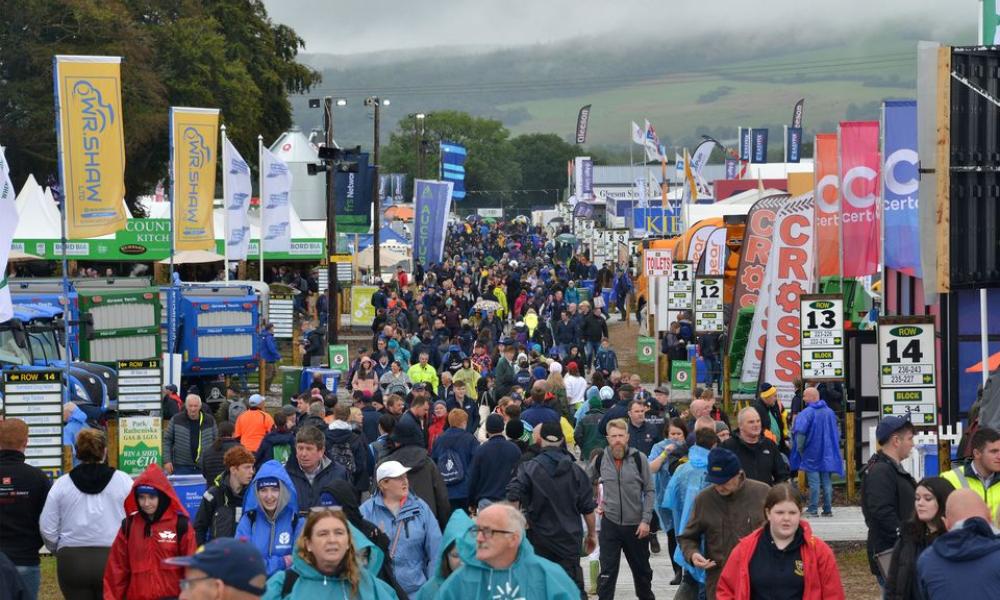Large crowds attending the Ploughing Championships