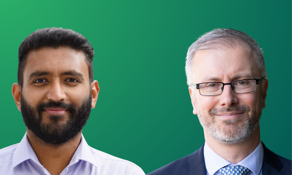 Cllr. Feljin Jose and Roderic O'Gorman TD