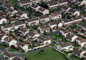 Irish Housing Estate - stock image