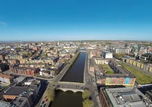 Irish town - stock image