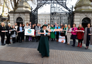 Women TDs and Senators from across parties gather to support Women For Election's #MoreWomen campaign