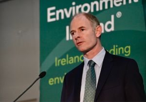 Ossian Smyth speaks at the Irish Climate Summit 2022.