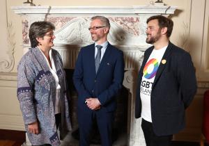 Roderic O'Gorman joins the LGBT Ireland campaign launch to highlight the harm caused by conversion practices.