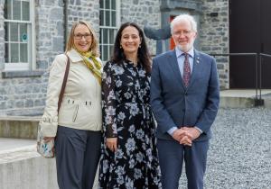 Catherine Martin, Malcolm Noonan and Maria Dollard in Kilkenny