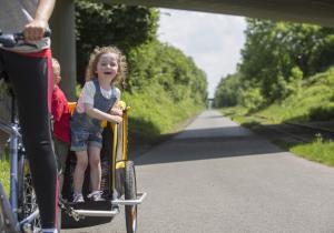 Old Rail Trail Greenway, Linking the River Shannon in Athlone with the Royal Canal in Mullingar, Co Westmeath