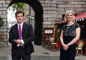 Eamon Ryan and Pippa Hackett