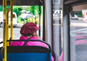 Rural Bus and passenger