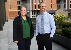 Roisin Garvey and Roderic O'Gorman