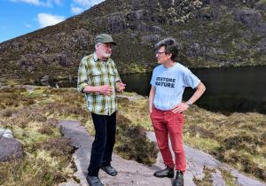 Malcolm and Peadar at national park