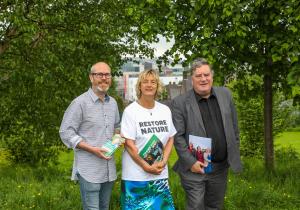 Grace O'Sullivan, Oliver Moran and Dan Boyle