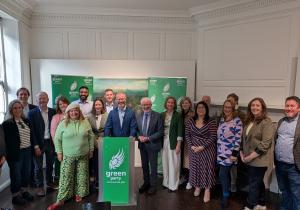 Green Party representatives at annual Think-In 