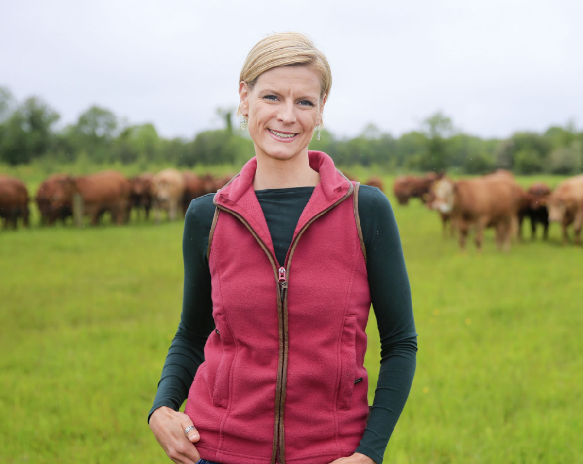 Pippa Hackett on her farm